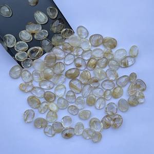 10mm 20mm 30mm piedra de rutilo dorado Natural corte Rosa Polki rebanada para hacer joyas anillos COLLAR COLGANTE en línea distribuidor Alibaba - Product Image 3