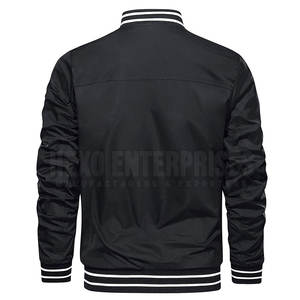 Último diseño 100% poliéster hecho hombres chaqueta de bombardero impermeable al por mayor chaqueta de bombardero para hombres - Product Image 2