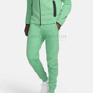 Pantalon de jogging en toile mi-longue personnalisable, écologique, imperméable, dernier style décontracté de rue, pantalon de survêtement hip-hop, lavage foncé - Product Image 4
