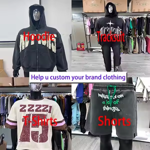 Pull à col roulé zippé pour homme, 100% coton, épais, délavé à l'acide, effet vieilli, coupe oversize, uni, haute qualité, décontracté, hiver - Product Image 6