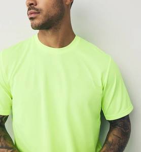 Alta calidad, fabricante personalizado, tela cómoda, camiseta para hombre, ropa de calle de talla grande, Color claro, cuello redondo, ajuste Regular - Product Image 4