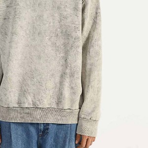 Fournisseur en gros de sweats à capuche pour hommes en polyester/coton, lavage à l'acide, couleur et taille personnalisées, logo personnalisé, service OEM - Product Image 6