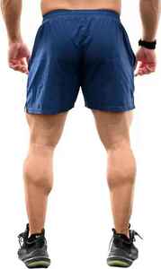 Pantalones cortos de lana para gimnasio de verano personalizados para hombre, venta al por mayor, patrón sólido, antiarrugas, ecológicos - Product Image 3