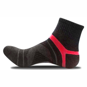 Chaussettes de compression pour hommes, chaussettes en laine mérinos noires pour hommes, chaussettes en coton pour le football, le basketball, chaussettes de compression sportive pour hommes - Product Image 4