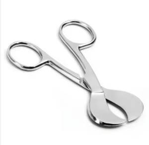 คู่มือกรรไกรตัดสายสะดือทำจากสเตนเลสสตีลเครื่องมือทางการแพทย์สัตวแพทย์ - Product Image 1