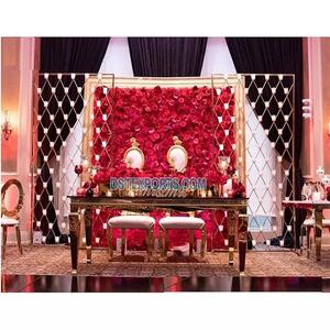 ผนังเทียนสำหรับเวที,ผนังเทียนโลหะหรูหราสำหรับฉากหลังเวทีแต่งงาน - Product Image 1