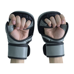 Guantes MMA personalizados 2025 Guantes de boxeo MMA de medio dedo con logotipo personalizado Hechos de cuero de alta calidad Blaze fight wear - Product Image 6
