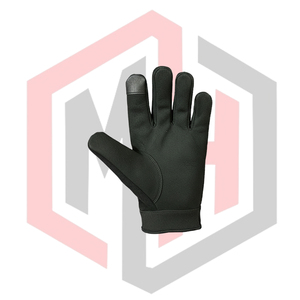 Guantes de Mecánico de Cuero Negro Puro, Guantes de Trabajo de Seguridad Transpirables, Antideslizantes, de Color Mixto, Resistentes a Cortes, Resistentes al Calor, Sin Polvo - Product Image 3