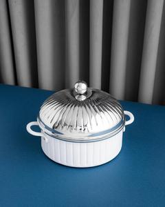 Qualité supérieure Élégant décoratif Moyen-Orient Ramadan Réchauffeur de nourriture Arabe Buffet Hotpot Casseroles Hot Pot Warmer - Product Image 6