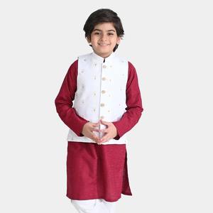Edición limitada niños Shalwar Kameez con chaleco niños pakistaní indio tradicional Eid traje de fiesta de boda niños con estilo - Product Image 1