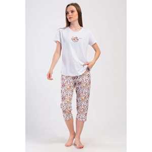 Combinaison de nuit ovale à manches courtes et col rond pour femmes - Product Image 4