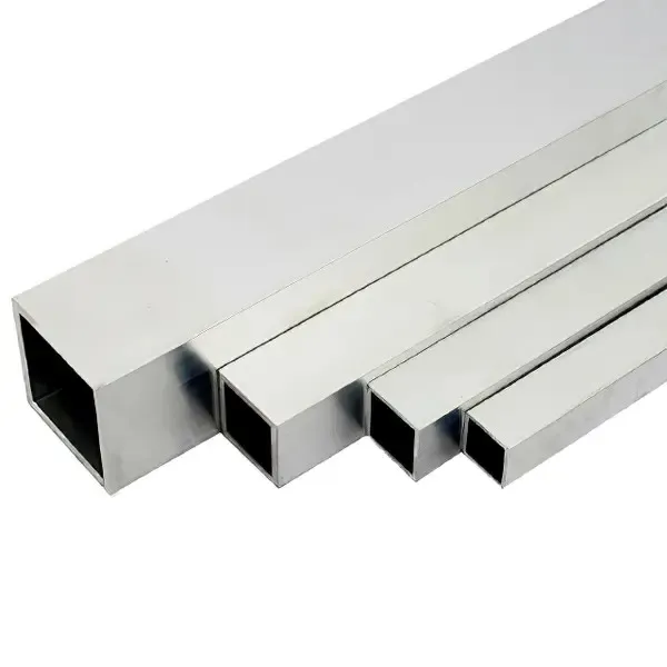 AISI 201 304 316L Acero Inoxidable Laminado en frío ERW Tubo soldado brillante Redondo Rectangular Cuadrado Tubos cuadrados de acero inoxidable