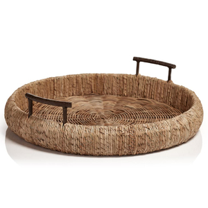 Premium <b>Black</b> <b>Tray</b> with Polished Brass Handles Ideal for Modern Dining Kitchen Use and Home Decoration - Product Image 5