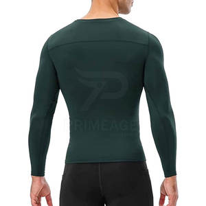 Vêtements de sport à séchage rapide pour hommes, chemises de compression, vêtements de sport, vêtements d'entraînement pour hommes, chemises de compression - Product Image 2