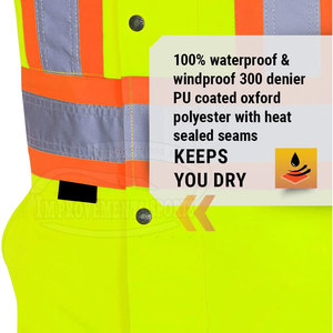 ผ้ากันเปื้อนสำหรับทำงานสะท้อนแสงอุปกรณ์เสริมขนาดพลัสไซส์กันน้ำได้จากโรงงาน - Product Image 6