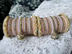 Bracelets indiens à la mode et traditionnels en laiton Bracelets de mariage pour femmes et filles - Product Image 5