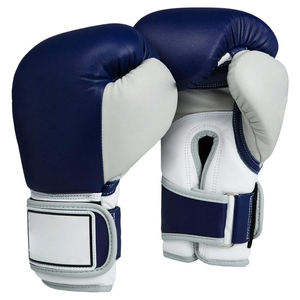 Guantes de boxeo profesionales de cuero PU con logotipo personalizado OEM Guantes de boxeo de material de color personalizado de alta calidad - Product Image 1