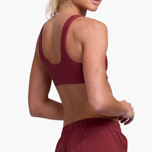 Soutien-gorge de sport pour femmes, vente en gros personnalisée, haute tenue, respirant, antichoc, pour la course à pied, le Pilates, le yoga, avec dos en U - Product Image 3