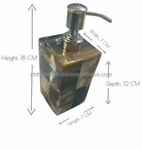 Nouveau design de pompe en résine d'os de perle faite à la main élégante pour la salle de bain distributeur de savon personnalisé de haute qualité - Product Image 5