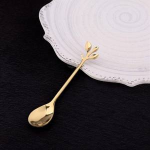 Premium <b>Bee</b> Design Brass Tea Spoon with Gold Finished for Restaurants Dining Spoon Wholesale Factory Direct Sale - Product Image 2