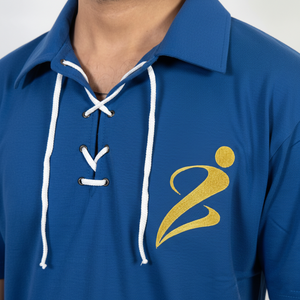เสื้อโปโลผ้าฝ้าย 100% สปอร์ต ปักโลโก้ ระบายอากาศได้ดี แขนสั้น สำหรับกอล์ฟ สีสันตามสั่ง เสื้อโปโลชาย - Product Image 5