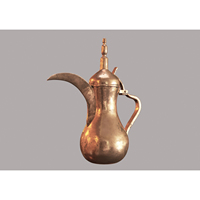 Nouvelle cafetière arabe Dallah en laiton massif au design créatif, capacité de 500 ml, style moderne et luxueux pour des moments mémorables