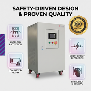 Industrial Grade Daoyu Daoyu-IN 15kW High Efficiency <b>Grid</b> Single Phase Inverter 120/240Vac Input Low THD 3% - Product Image 1