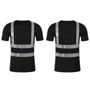 Camiseta de Seguridad Reflectante de Alta Visibilidad, Manga Corta, Verde Fluorescente, Personalizada, para Venta al por Mayor - Product Image 3