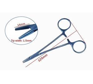 ที่จับเข็มผ่าตัดแบบแมนนวล ไทเทเนียม สำหรับศัลยกรรมกระดูก 4 แบบ พร้อมเข็มหนีบ - Product Image 5