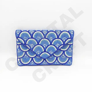 Bolso de mano de fiesta con cuentas personalizado de color verde, bolso de noche de diseñador para mujer, bolsos de hombro, monederos y bolsos de lujo para fiestas - Product Image 3