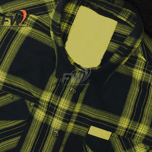 Chemises en flanelle tissée pour hommes, automne, anti-rides, respirantes, manches longues, haute qualité, écologiques, personnalisables, durables - Product Image 4