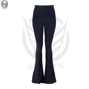 Vêtements de sport de qualité supérieure, matière premium, MOQ faible, prix bas, tissu personnalisé, pantalon évasé grande taille pour femmes. - Product Image 6