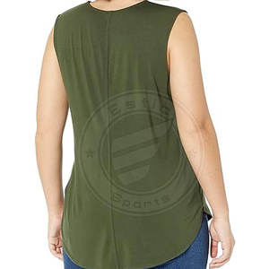 Logo personnalisé Dernier design Qualité supérieure Débardeur Offres Spéciales bonne qualité Fabriqué en usine Débardeur pour femmes - Product Image 2