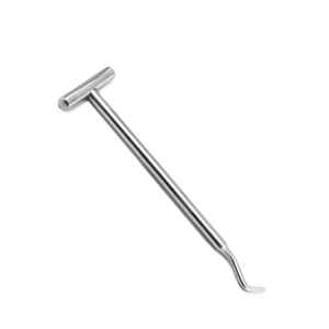 Élévateur dentaire manuel en acier Potts, instruments chirurgicaux d'extraction dentaire, lot de 3, certifié CE Classe I - Product Image 3
