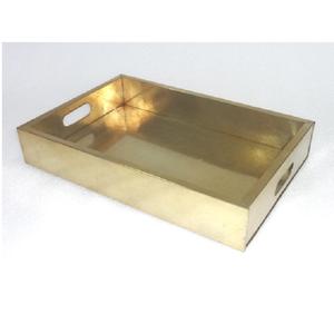 Custom Size Metal Design Food <b>Serving</b> Tray <b>Large</b> Rectangle or Round Wood Acrylic Steel Brass <b>Platter</b> Decorative Home Use - Product Image 4