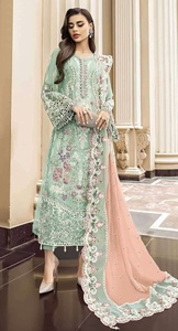 ชุดผ้าโปร่งบางสำหรับงานปักลายและงานโมติชุดคูมเมซผ้าโปร่งสำหรับใส่ไปงานปาร์ตี้ล่าสุด - Product Image 3