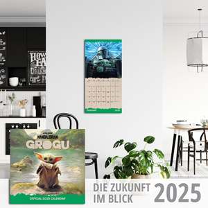 Calendario Promocional 2025 - El Bebé Yoda GROGU de Mandalorian con Personajes Icónicos - Product Image 2