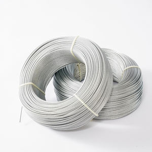 Grossiste en câbles métalliques - Corde à linge blanche flexible, câble souple 1/4\", câble métallique galvanisé, câble métallique en acier recouvert de PVC - Product Image 5