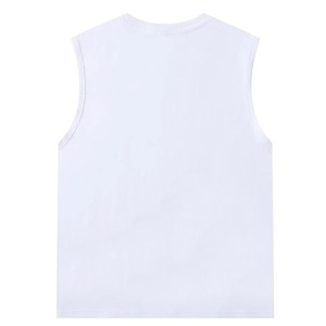 Men's Premium Quality Cotton Tank Top Plus Size Breathable Knitted Gym Training <b>Clothes</b> Customized Color Zippers Streetwear - Product Image 4