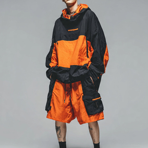 Mountain <b>Camping</b> Shorts Sets Men <b>Windbreaker</b> Jacket Rain Pants Men Hiking <b>Camping</b> Rain Shorts Two Piece Set Men - Product Image 1