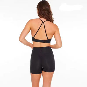 Vêtements de sport de yoga doux pour femmes Doublure en spandex Motif d'impression active Stock disponible Soutien-gorge de sport d'entraînement - Product Image 4