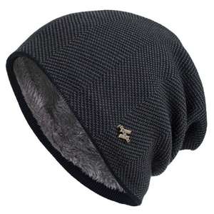 Chapeau d'hiver unisexe de haute qualité 100% laine Tricot plat Chapeaux chauds pour les voyages - Product Image 2