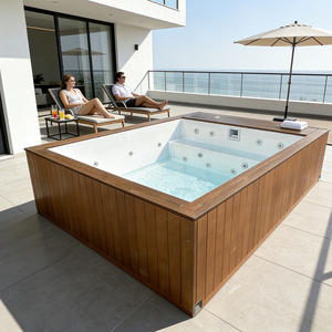 Piscine commerciale en conteneur avec échelle et pompe filtrante pour jardin extérieur - Product Image 1