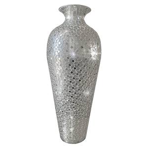 Vase d'affichage décoratif pour la maison en fer aluminium laiton conception et forme personnalisées Vase à fleurs de mariage Vase de table - Product Image 1