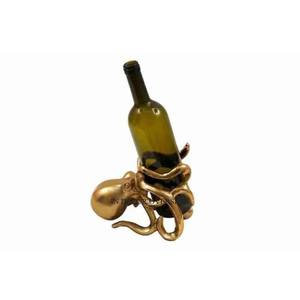 Totalmente chapado en oro de alta calidad, Metal de primera calidad, diseñador de renos, soporte para botella de vino y cerveza, suministro de decoración de Navidad - Product Image 6