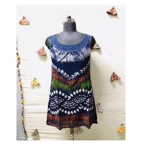 Top de playa de verano de tela de rayón más vendido con diseño impreso disponible en hermosos colores Y2K sin costuras para mujer - Product Image 1