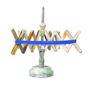 Bobinadora de hilo marmoleado hecha a mano y Swift Set, herramientas de ganchillo para tejer, combo de hilo Swift Winder y Swift - Product Image 2