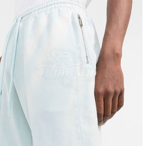 Nouveauté Pantalon décontracté évasé pour homme en coton Taille mi-haute Logo personnalisé Léger Grande taille Taille élastique Motif droit En stock - Product Image 5