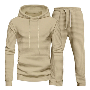 OEM Heavy Cotton Oversized Pullover Chándal Set 450GSM Fleece Sudadera con capucha y pantalones de chándal para hombres y mujeres - Product Image 4