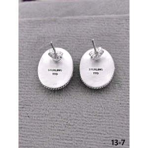 Boucles d'oreilles pendantes en turquoise de Royston et argent sterling, faites à la main au sud-ouest, design ruban - Product Image 4